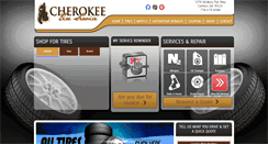 Desktop Screenshot of cherokeetires.com